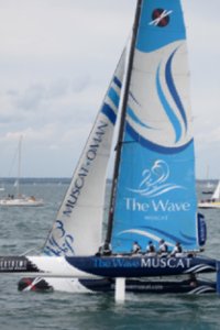 The shoreline at Cowes Week on Saturday 6 August